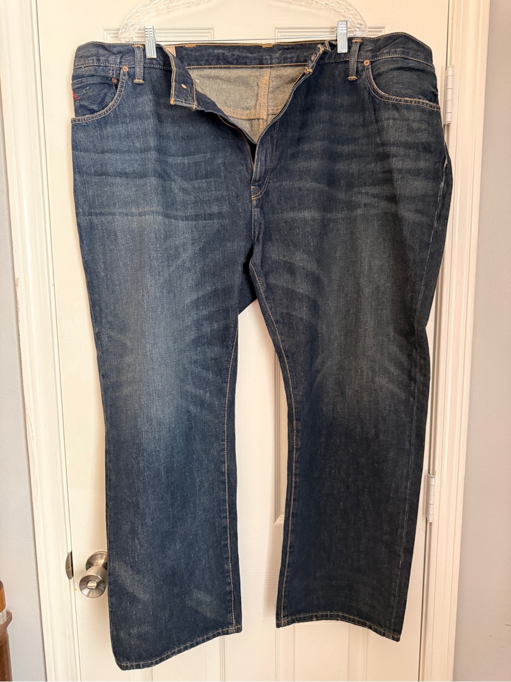 Ralph Lauren Men's Relaxed Fit Dark Blue Jeans